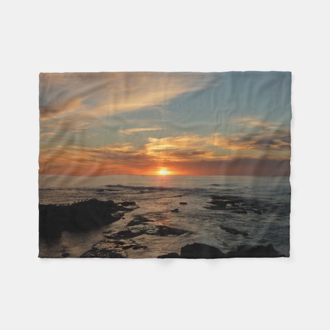 Couverture Polaire San Diego Sunset II California Seascape (Devant (Horizontal))