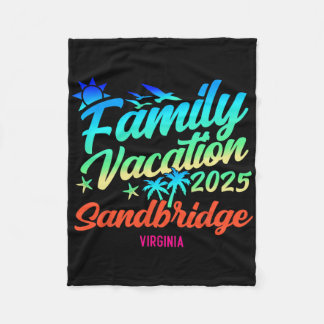 Couverture Polaire Sandbridge Beach Virginia Family Vacation Matching