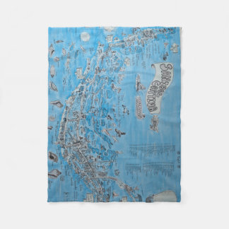 COUVERTURE POLAIRE SANIBEL CAPTIVA ISLAND FLORIDA BLANKET THROW