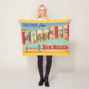 Couverture Polaire Santa Fe Vintage
