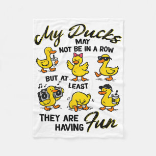 Couverture Polaire Santé Mentale Anxiété Canard Mes Canards Ne Sont P