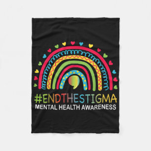 Couverture Polaire Santé Mentale S Fin La Stigma Rainbow Boho
