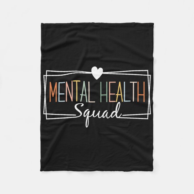 Couverture Polaire Santé mentale Squad Maladie cérébrale Maladie ment (Devant)