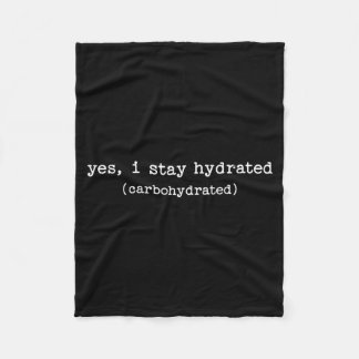 Couverture Polaire Sarcastic Quote Work Saying Snarky Carbohydrate Di