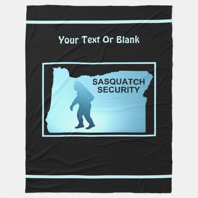 Couverture Polaire Sasquatch Security - Oregon (Devant)
