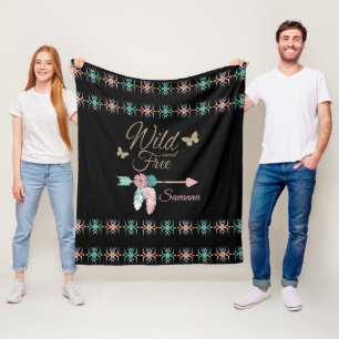 Couverture Polaire Sauvage et libre - Tribal