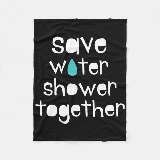 Couverture Polaire Sauvez L'Eau Sauvez La Terre Notre Planète Aimez M (Devant)