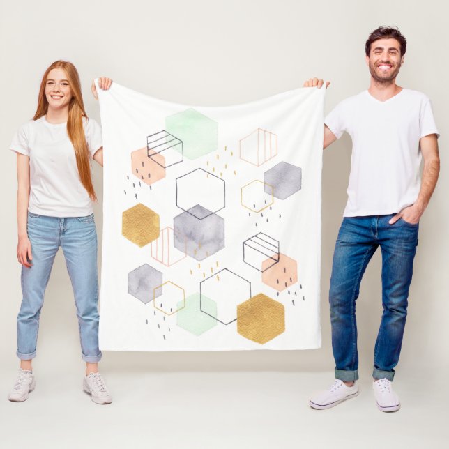 Couverture Polaire Scatter hexadécimal (En situation)