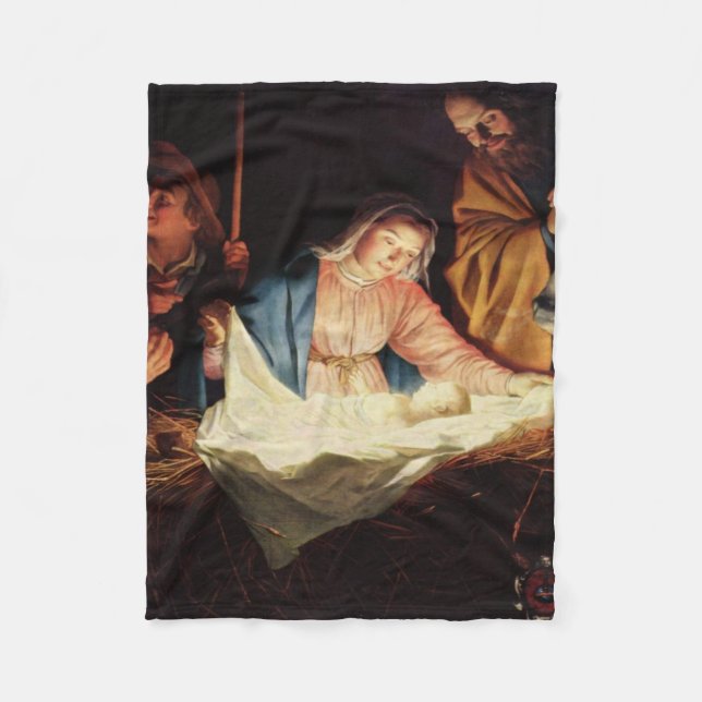Couverture Polaire Scène des maîtres de Noël (Devant)