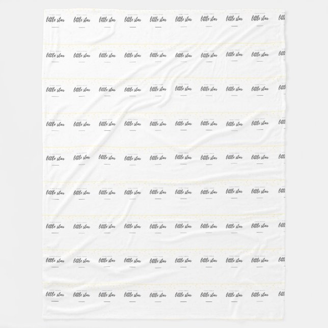 Couverture Polaire scintillement de scintillement peu d'étoile (Devant)