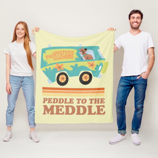 Couverture Polaire Scooby-Doo Mystery Machine "Peddle to the Meddle" (En situation)