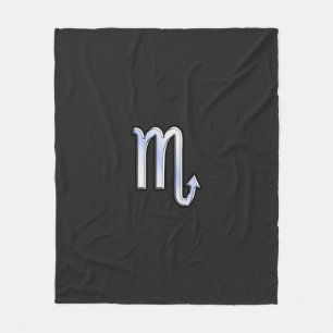 Couverture Polaire Scorpio Zodiac Chrome Comme sur Snake Skin Style