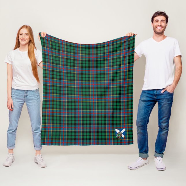 Couverture Polaire Scotts Byres Tartan Plaid (En situation)