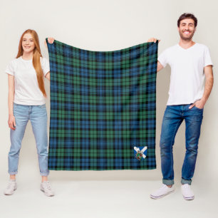 Couverture Polaire Scotts Campbell Ancient Tartan Plaid