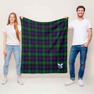 Couverture Polaire Scotts Campbell De Cawdor Modern Tartan Plaid
