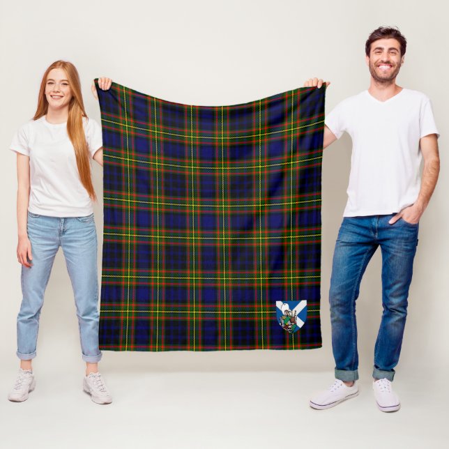 Couverture Polaire Scotts Clelland Tartan Plaid (En situation)