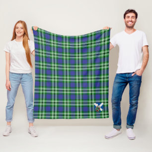 Couverture Polaire Scotts Haliburton Tartan Plaid