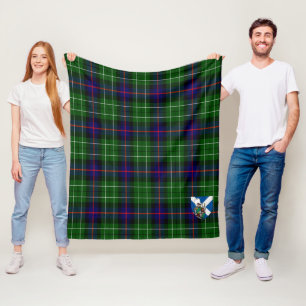 Couverture Polaire Scotts Leslie Chasse Tartan Plaid