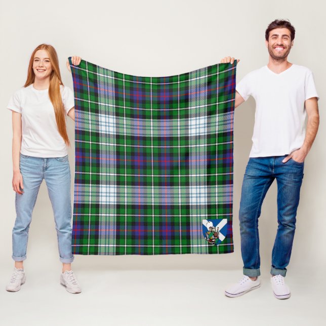 Couverture Polaire Scotts MacKenzie robe Tartan moderne Plaid (En situation)