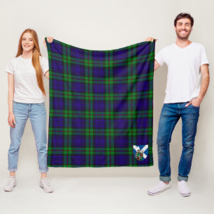 Couverture Polaire Scotts MacKinlay Plaqué Tartan moderne