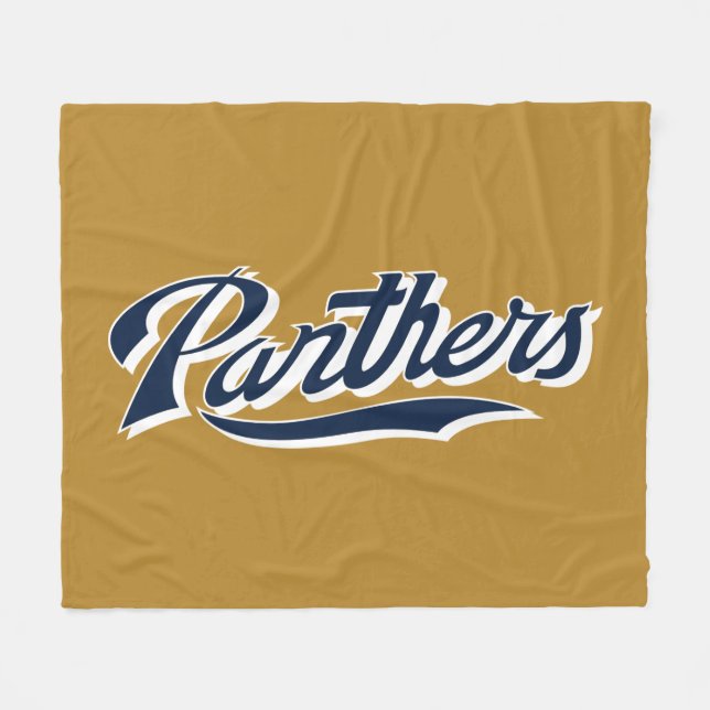 Couverture Polaire Script de Panthers FIU (Devant (Horizontal))