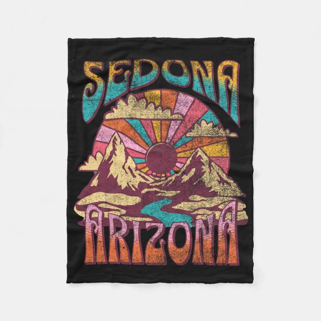 Couverture Polaire Sedona Arizona Nature Hiking Mountains Outdoors Vi (Devant)