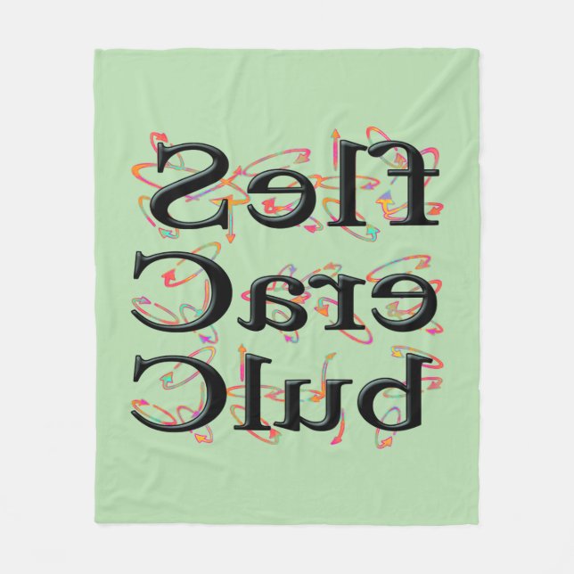 Couverture Polaire selfcare club (Devant)