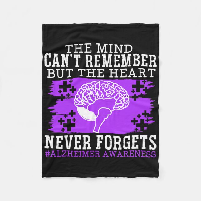 Couverture Polaire Sensibilisation à la maladie d'Heimerheimer Démenc (Devant)