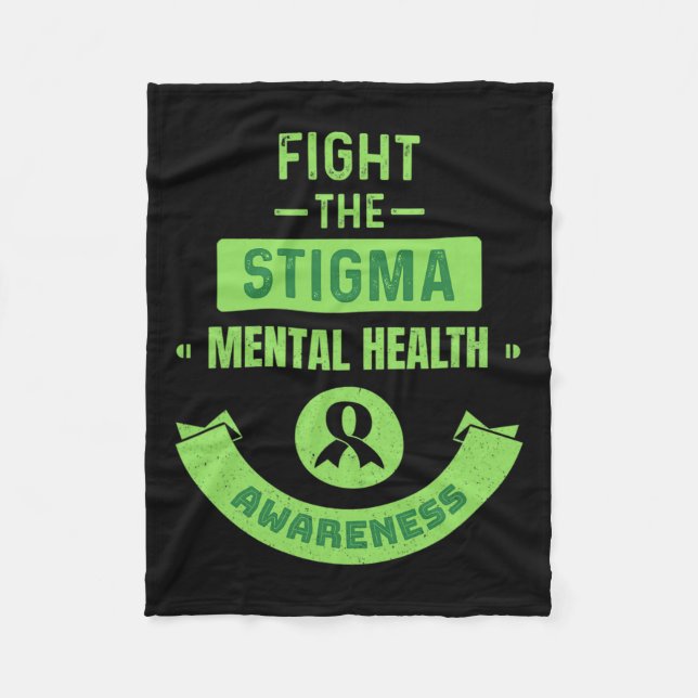 Couverture Polaire Sensibilisation à la santé mentale au ruban Sensib (Devant)