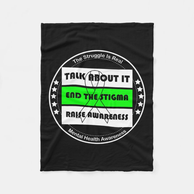 Couverture Polaire Sensibilisation à la santé Sensibilisation sur l'a (Devant)