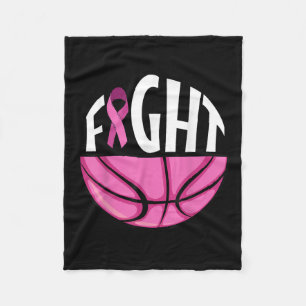 Couverture Polaire Sensibilisation au cancer du sein Thé de basket-ba