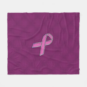 Couverture Polaire Sensibilisation au ruban rose Fibres de carbone
