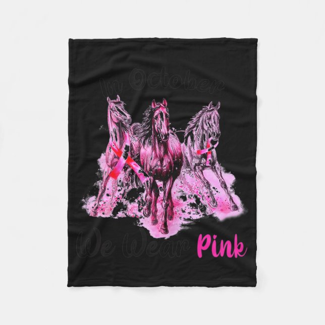 Couverture Polaire Sensibilisation Des Femmes En Octobre Nous Portons (Devant)