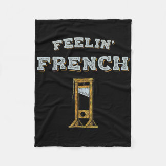 Couverture Polaire Sentiment de Guillotine Vintage française