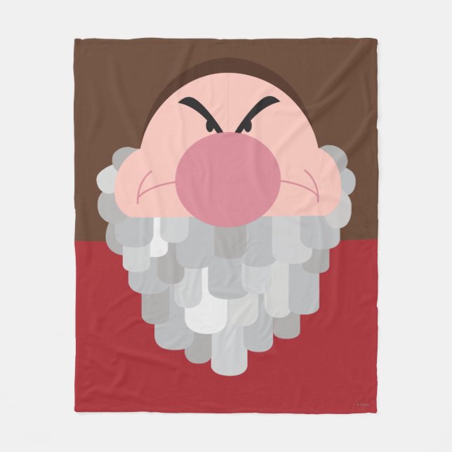 Couverture Polaire Sept nains - Corps de personnage grincheux (Devant)