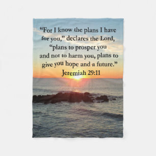COUVERTURE POLAIRE SERENE JEREMIAH 29:11 SCELER