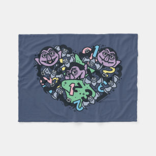 Couverture Polaire Sésame Sésame   Comte von Count Doodle Heart