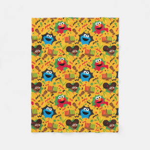 Couverture Polaire Sesame Street Kwanzaa Motif