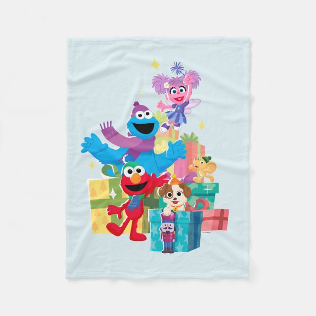 Couverture Polaire Sesame Street Pals and Presents (Devant)