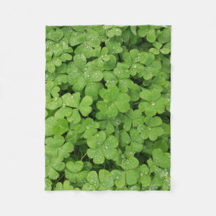 Couverture Polaire Shamrock vert frais, veine de St. Patricks