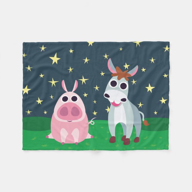 Couverture Polaire Shane et circonspect la nuit (Devant (Horizontal))
