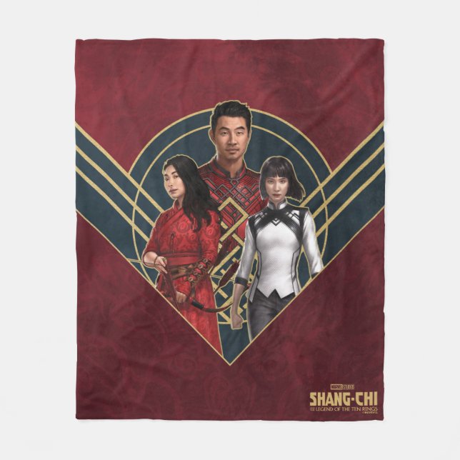 Couverture Polaire Shang-Chi, Katy et Xialing (Devant)