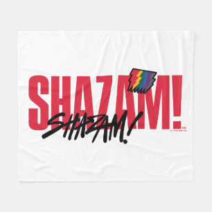 Couverture Polaire SHAZAM ! Furie des dieux Logo des boulons arc-en