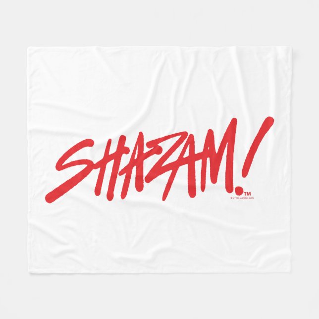 Couverture Polaire SHAZAM ! Furie des dieux | Logo Red Marker (Devant (Horizontal))