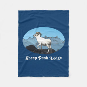 Couverture Polaire Sheep Peak Lodge