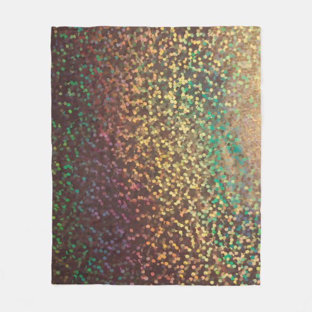 Couverture Polaire Shiny, confetti, multicolore (Devant)