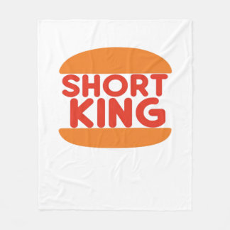 Couverture Polaire Short King Funny Minimal Design