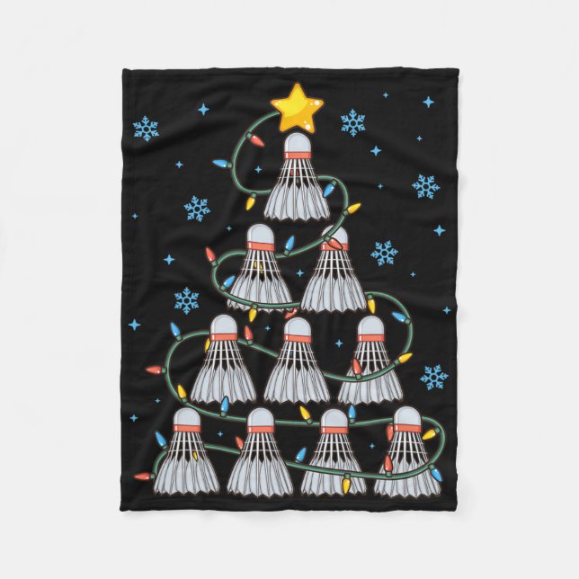 Couverture Polaire Shuttle Graphic Badminton Joueur Chemise Don Chris (Devant)