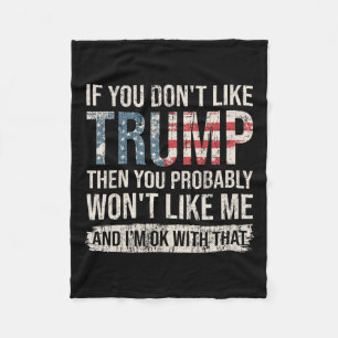 Couverture Polaire Si vous n'aimez pas Trump, alors vous n'allez prob