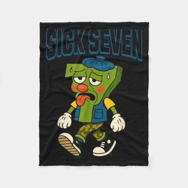 Couverture Polaire Sick Seven 67 Halloween Costume For Pular Design  (Devant)
